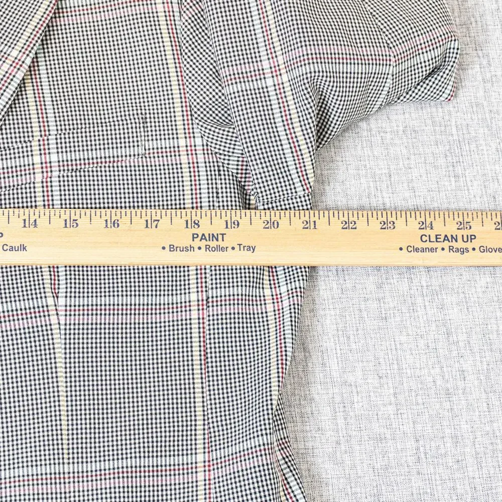 MR TURK Men's KENNEDY 2-Piece Suit Blazer & Pants Gray Plaid Check 42R